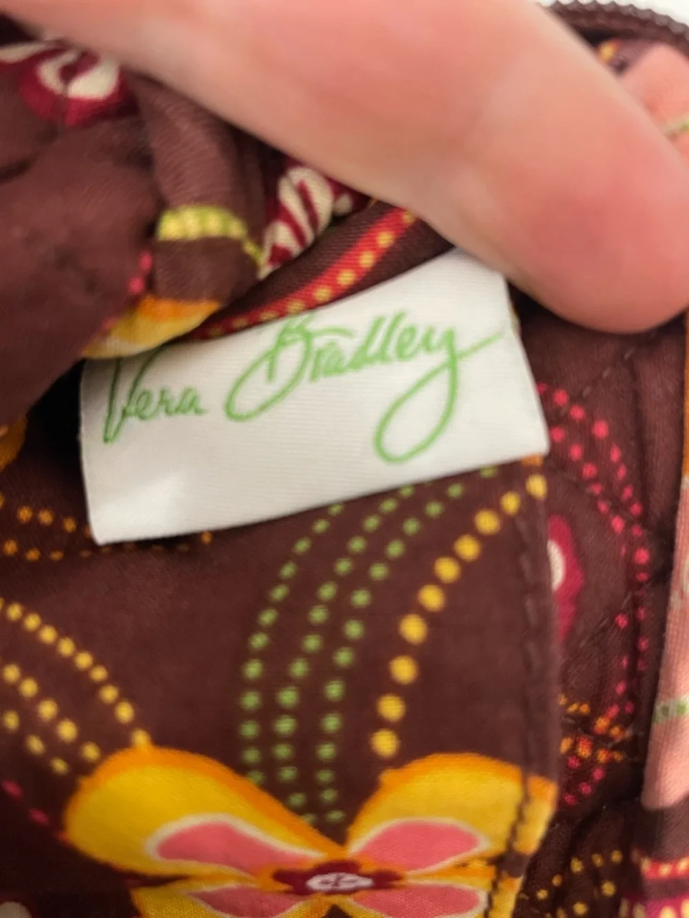 Vera Bradley Buttercup Quilted Floral Clutch Wallet Pink Yellow Preppy Boho